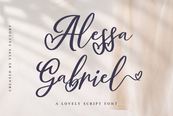 Alessa Gabriel: The Elegant Script Font for Modern Campaigns
