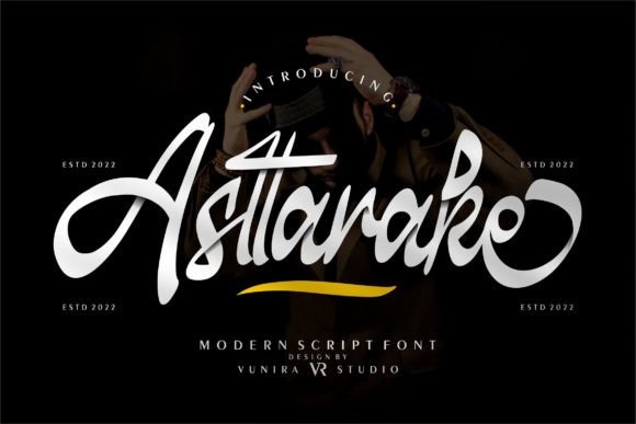 Asttarake: The Modern Script Font for Elegant Branding