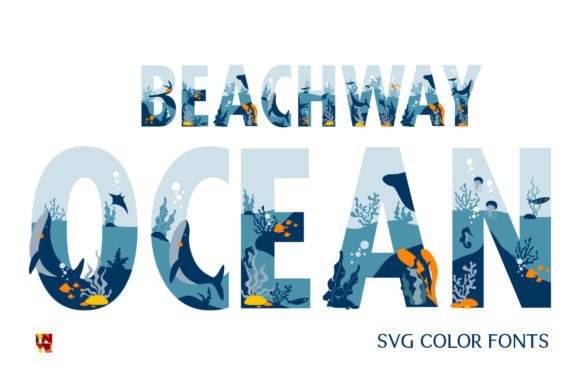Beachway Ocean: The Artistic SVG Color Font for Digital Experiences