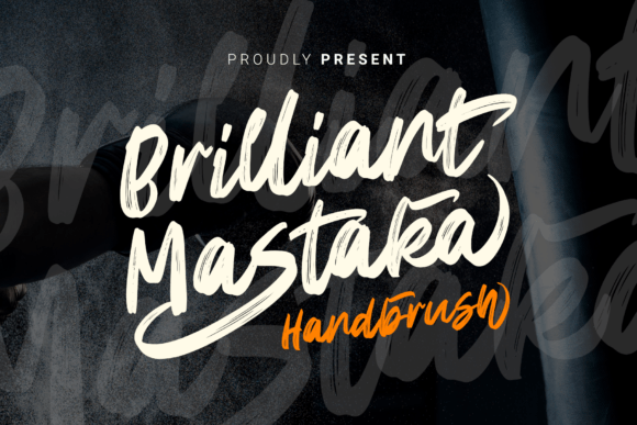 Brilliant Mastaka: A Modern Brush Typeface for Handmade Brands