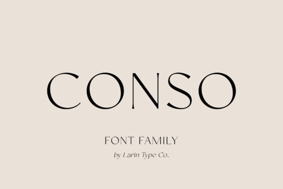 Conso: The Modern Sans Serif Typeface for Digital Experiences