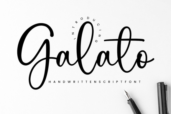 Galato: A Delicate Script Handwritten Font for Elegant Branding