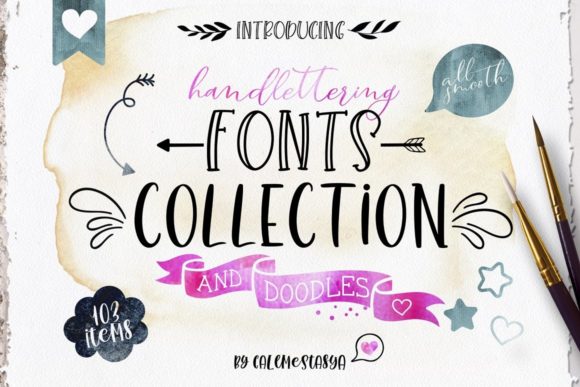 Handlettering Fonts Collection for Campaign Design