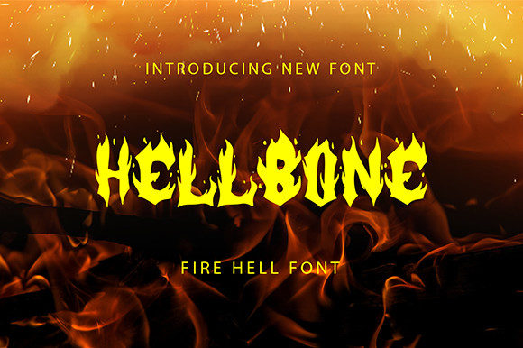 Hellbone: The Scary Decorative Font for Creepy Branding