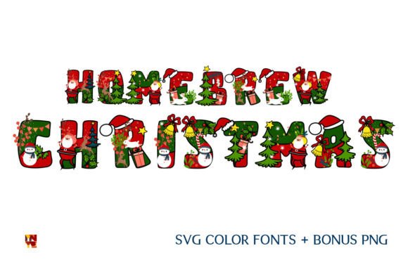 Homebrew Christmas: The Playful Typeface for Festive Editorial Design