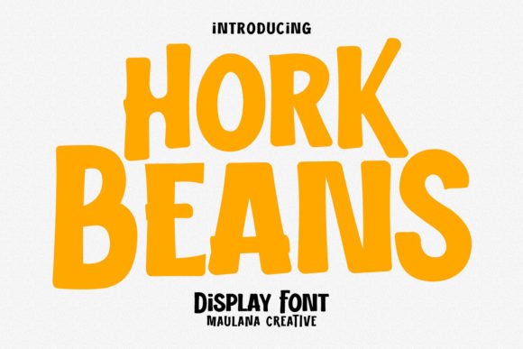 Hork Beans: A Neat Casual Sans Serif for Modern Design