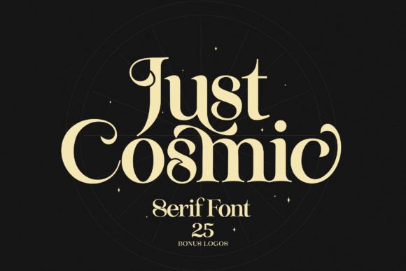 Just Cosmic: A Modern Vintage Serif for Editorial Design
