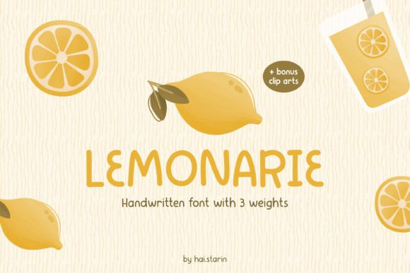 Lemonarie: The Perfect Handwritten Font for Creative Projects
