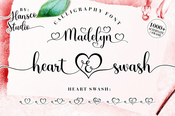 Madelyn Heart: The Elegant Script Font for Polished Brand Identity