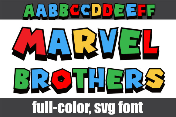 Marvel Brothers: The Perfect Color Font for Handmade Products