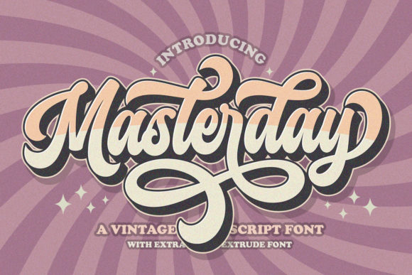 Masterday: The Retro Handwritten Typeface for Campaigns That Stand Out