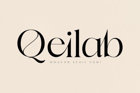 Qeilab: The Modern Serif Typeface for High-Impact Campaigns