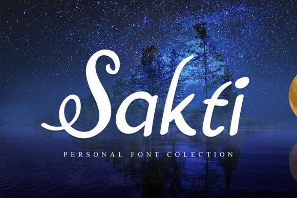 Sakti: The Elegant Handwritten Font for Modern Web Design