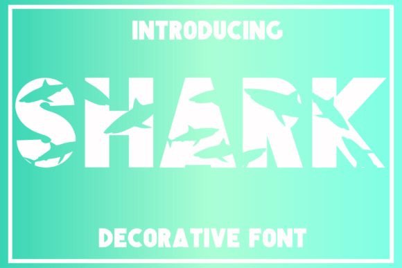 Shark: The Perfect Decorative Font for Creative Craft Projects