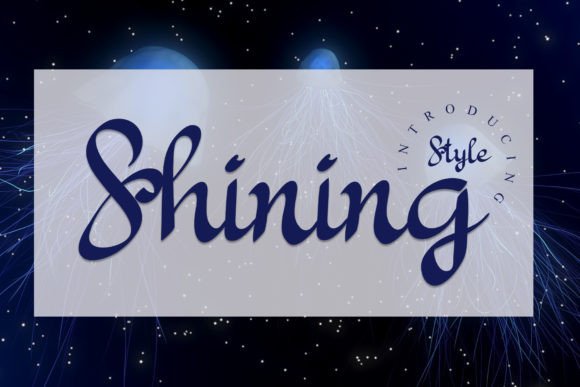 Shining: The Elegant Script Handwritten Font for Your Brand