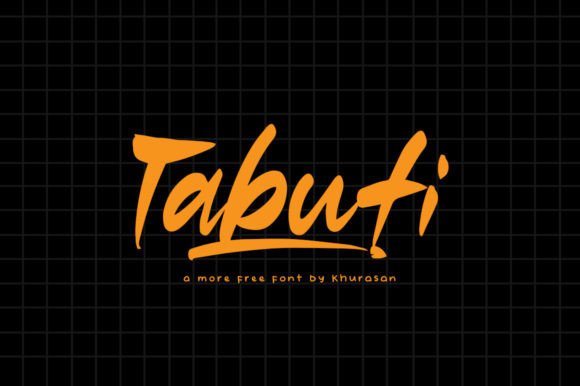 Tabuti: The Modern Brush Calligraphy Freebie You Need