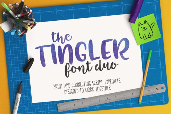 Tingler Duo: The Perfect Script Handwritten Typeface for Editorial Design