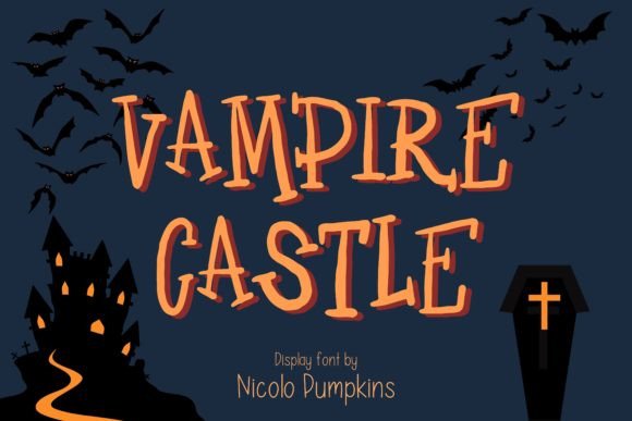 Vampire Castle: The Spooky Handwritten Typeface for Bold Branding