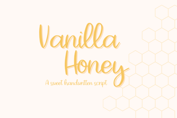 Vanilla Honey: A Sweet Handwritten Script Font for Editorial Design