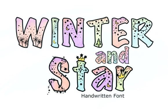 Winter and Star: A Whimsical Decorative Typeface for Campaigns