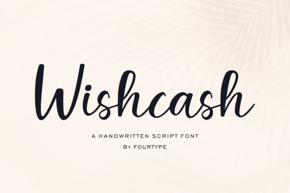 Wishcash: The Premium Handwritten Font for Authentic Branding