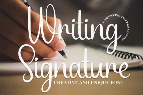 Writing Signature: The Elegant Script Font for Scroll-Stopping Brand Content