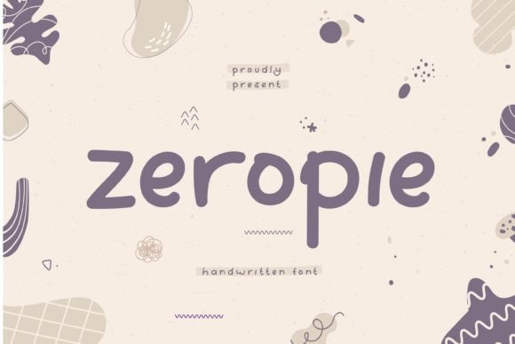 Zeropie: The Friendly Handwritten Script for Modern Design